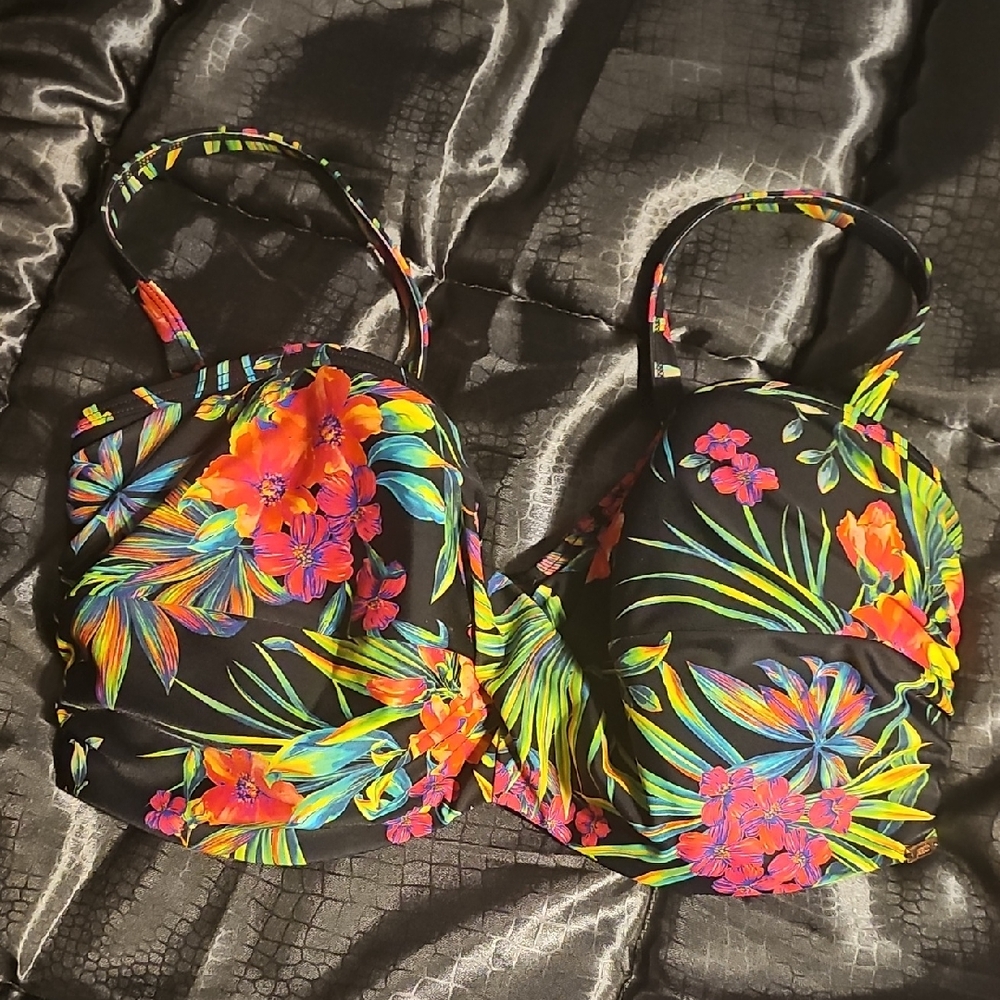 Panache, Tropical Swim Top, 34g, Nwot